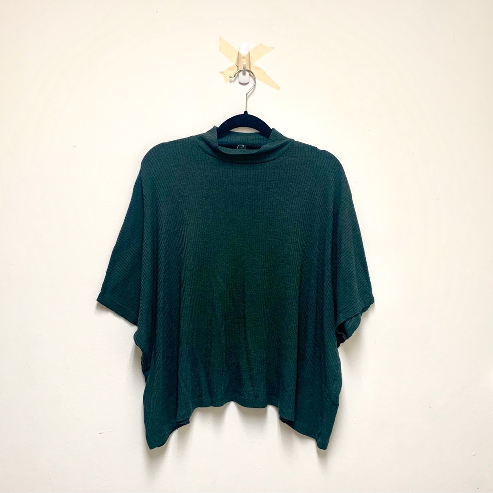 Y.A.S. Flowy mock-neck blouse